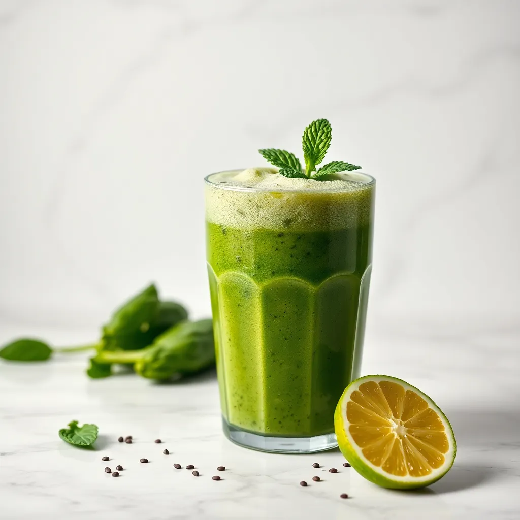 Green Detox Smoothie Delight (Cleansing and Rejuvenating)