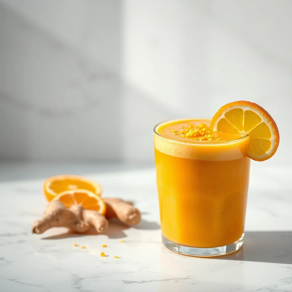 Ginger Citrus Zest Smoothie (Immune-Strengthening)