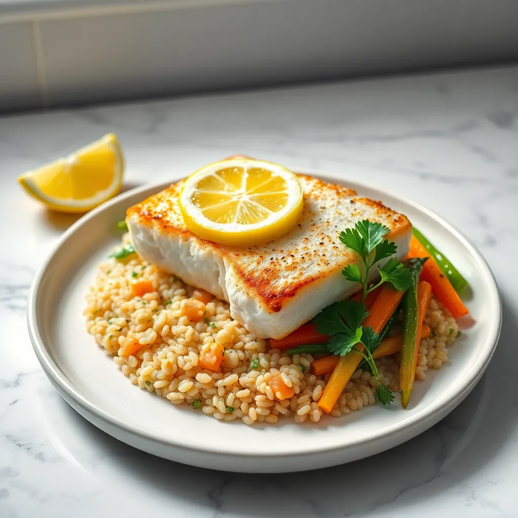 Baked Cod with Lemon and Herbs (Light and Nourishing)