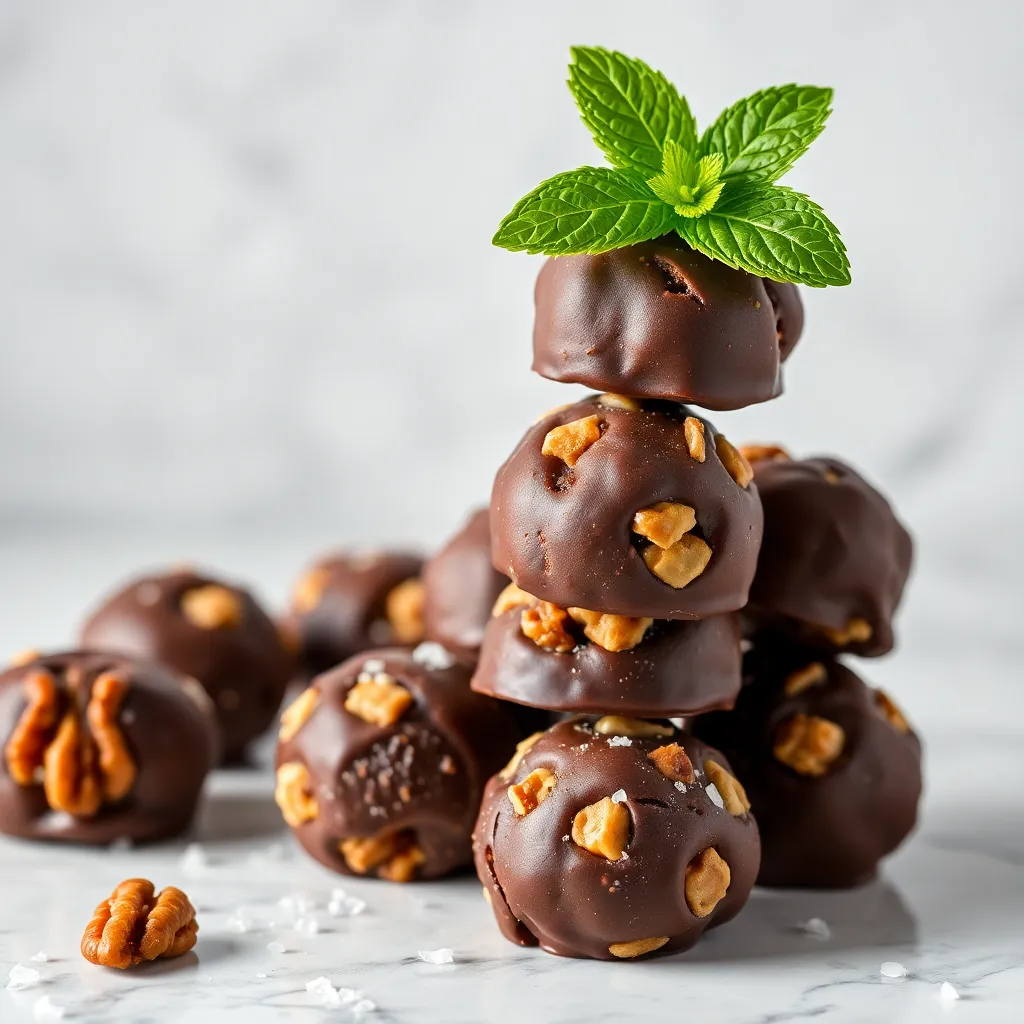 Dark Chocolate and Walnut Energy Bites (Anti-Inflammatory Sweet Treat)
