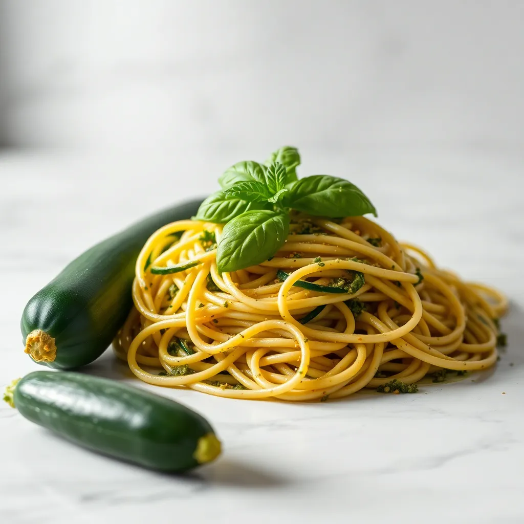 Zucchini Noodles with Pesto (Low-Carb Delight)