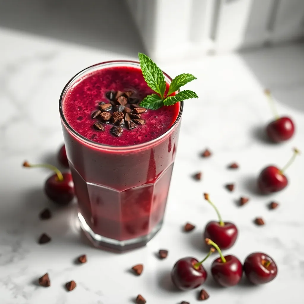 Cocoa and Cherry Recovery Smoothie (Post-Workout Recovery)