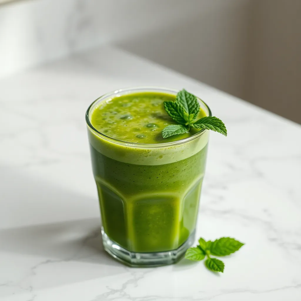 Spinach and Pineapple Slim Down Smoothie (Metabolism-Boosting)