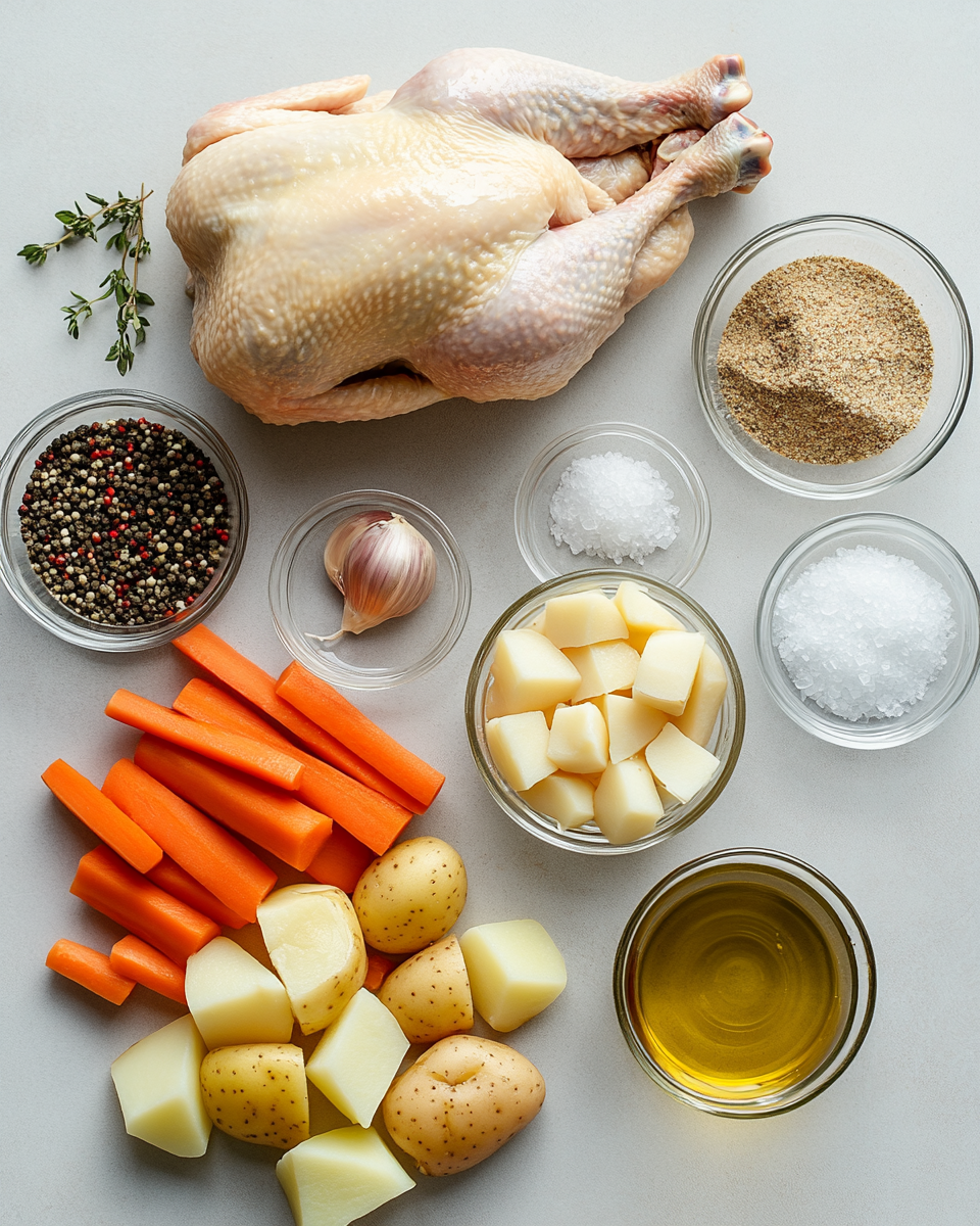 Slow Cooker Roasted Chicken and Vegetables Recipe
