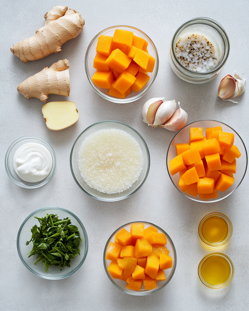 Velvety Butternut Squash & Ginger Soup Recipe