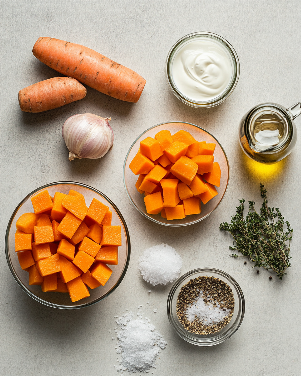 Carrot & Sweet Potato Soup Recipe